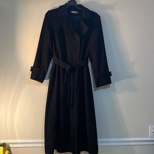 CANVAS A Gallery Co.|Classic Long Black Trench Coat Made in Ukraine|Sz L